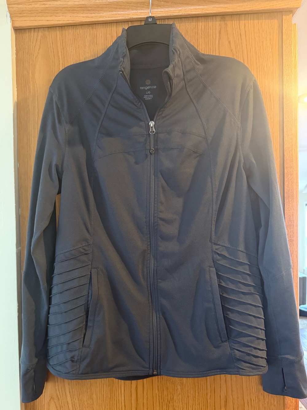 Tangerine Women's dark gray Utility Zip-Front Jacket size L